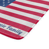 アメリカパーソナライズされた国旗 カッティングボード (角)
