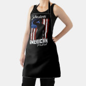 アメリカパーソナライズされた愛国戦士米国国旗 エプロン (インサイチュ)