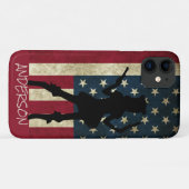 アメリカパーソナライズされた海賊の女性 Case-Mate iPhoneケース (裏面(横))