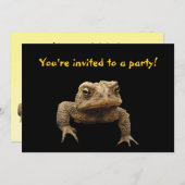 アメリカヒキガエルの招待状 招待状 (正面/裏面)