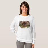アメリカビーバー, Castor canadensis, の水泳 Tシャツ (正面フル)