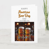 アメリカビールの日 | 10月27日 カード (正面)