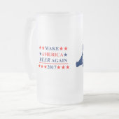 アメリカビールを襲わせます再度 フロストグラスビールジョッキ (正面左)