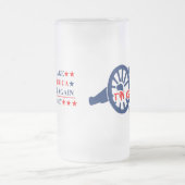 アメリカビールを襲わせます再度 フロストグラスビールジョッキ (中央)