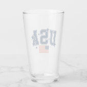 アメリカビール タンブラーグラス (裏面)
