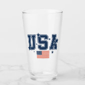 アメリカビール タンブラーグラス (正面)
