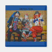 アメリカピエロミュージアム&スクールレイクプラシッドフロリダ マグネット (正面)