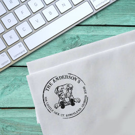 アメリカピットブルカスタムファミリー差出人住所 ラバースタンプ