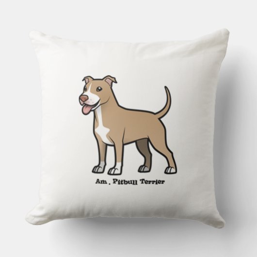 アメリカピットブルテリア クッション (正面)
