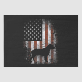 アメリカピットブルテリアTシャツアメリカンフラッグパット 薄葉紙