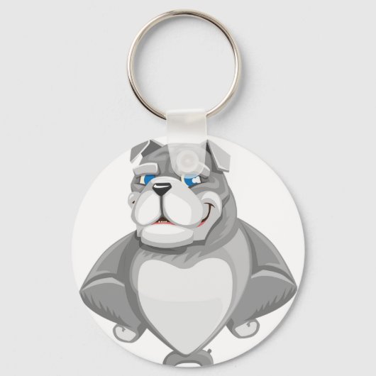 アメリカピットブル キーホルダー (正面)