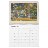アメリカファインアート水彩風景画 カレンダー (1月 2027)