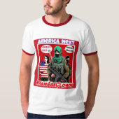 アメリカファースト/アメリカネクストミームTシャツ Tシャツ (正面)