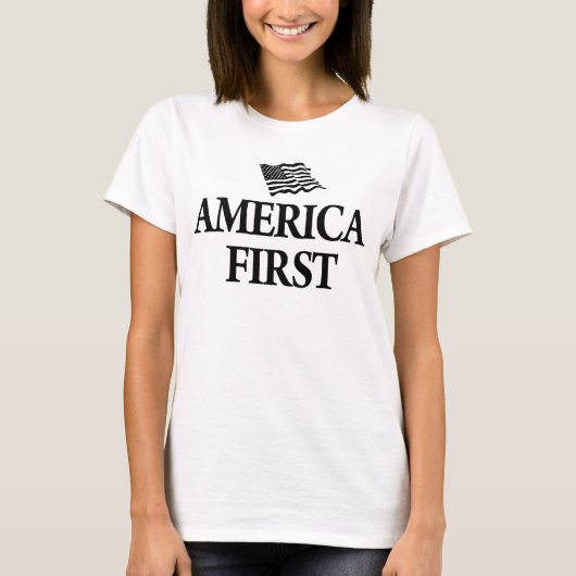 アメリカファースト Tシャツ (正面)