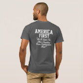 アメリカファーストTシャツ Tシャツ (裏面フル)