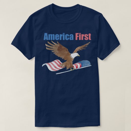 アメリカファーストTシャツ Tシャツ (デザイン正面)