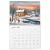 アメリカフォークアートカレンダー カレンダー (1月 2027)
