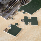 アメリカフクロウのPerchingingの野性生物のパズル ジグソーパズル (側面)