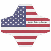 アメリカフットボール統一された&州アメリカ国旗/スポーツ サッカーボール (フラット)