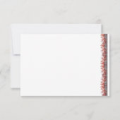 アメリカフラミンゴ ノートカード (裏面)