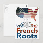 アメリカフランスのルーツ ポストカード (正面/裏面)