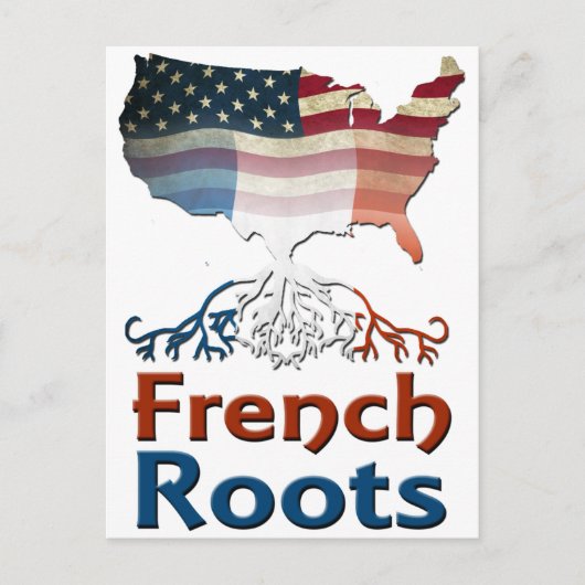 アメリカフランスのルーツ ポストカード (正面)