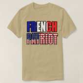 アメリカフランスの愛国者プライド伝統国旗の贈り物 Tシャツ (デザイン正面)