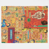 アメリカフリースブランケット フリースブランケット (正面(横))