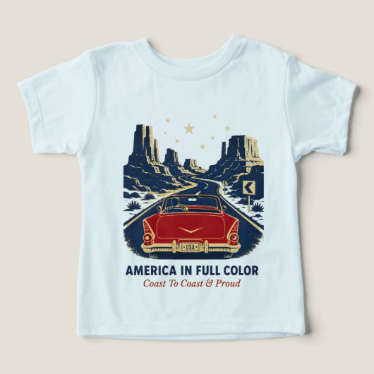 アメリカフルカラーTシャツ (デザイン正面)