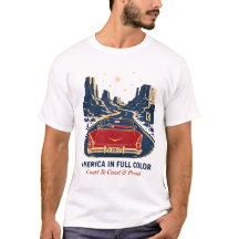 アメリカフルカラーTシャツ
