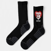 アメリカブルドッグオーナードッグオーバーカスタム文字名 ソックス (左)