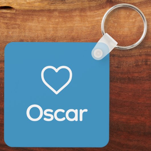 アメリカブルドッグレインボーカスタムブリッジ犬名 キーホルダー (裏面)