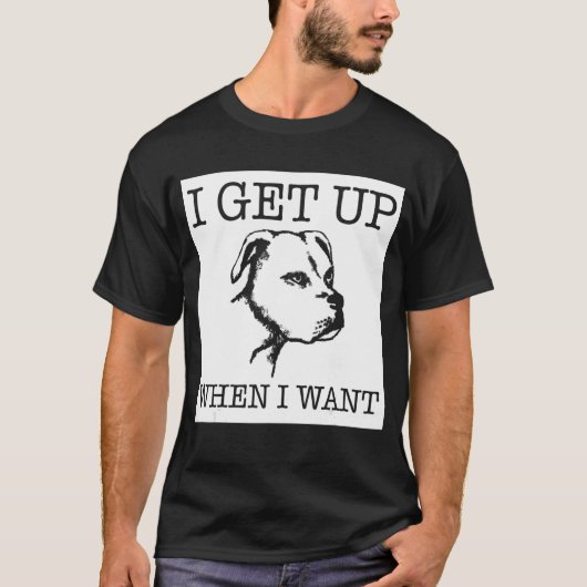 アメリカブルドッグ犬 Tシャツ (正面)