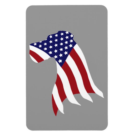 アメリカプライドグレートダン マグネット (縦)
