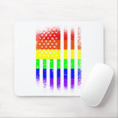 アメリカプライド国旗レインボーlgbt マウスパッド (マウス)