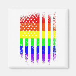 アメリカプライド国旗レインボーlgbt マグネット