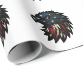 アメリカプライド愛国的赤白青イーグル ラッピングペーパー (ロールコーナー)