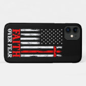 アメリカプライド米国国旗の信仰の恐怖祈りの言葉 Case-Mate iPhoneケース (裏面(横))