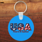 アメリカプライド キーホルダー (正面)