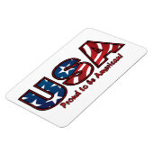 アメリカプライド マグネット (左側)