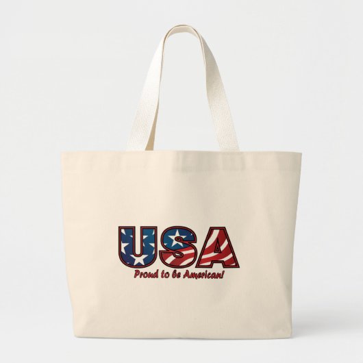 アメリカプライド ラージトートバッグ (正面)