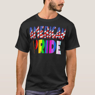 アメリカプライドLGBTQ+アメリカプライド月7月4日 Tシャツ