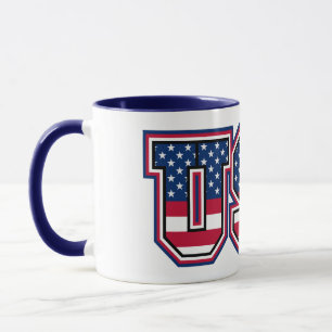アメリカプライドUSAカスタムツートーンコーヒー マグカップ