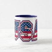 アメリカプライドUSAカスタムツートーンコーヒー マグカップ (中央)