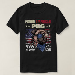 アメリカプードル愛好家のための独立記念日ギフト Tシャツ