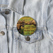 アメリカヘラジカのキス 缶バッジ (インサイチュ)