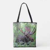 アメリカヘラジカのトートバック トートバッグ (裏面)