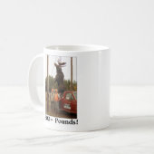 アメリカヘラジカのマグ コーヒーマグカップ (正面左)