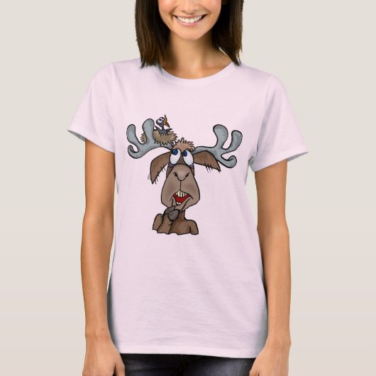 アメリカヘラジカのワイシャツおよびギフト65 Tシャツ (正面)