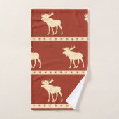 アメリカヘラジカの星 バスタオルセット (ハンドタオル)